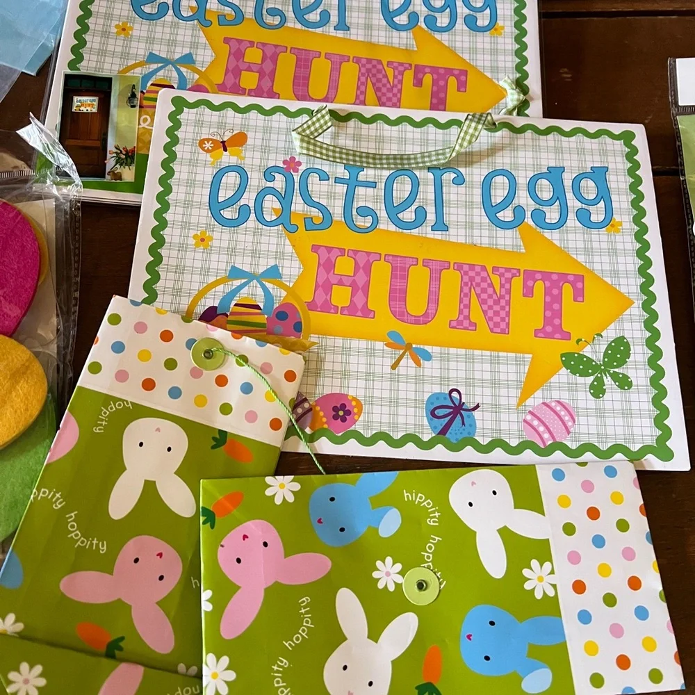 Easter Egg Hunt Party Supplies Set